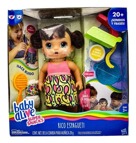 Baby alive top rico espagueti