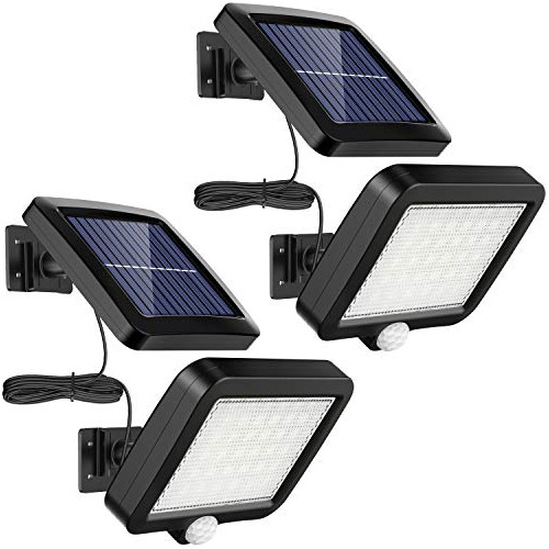 Luz Solar Exteriores, 56 Led, Detector De Movimiento, R...