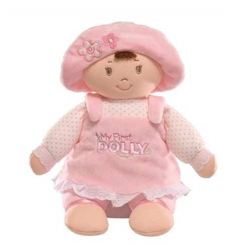 Gund My First Dolly Stuffed Brunette Doll Plush, 13