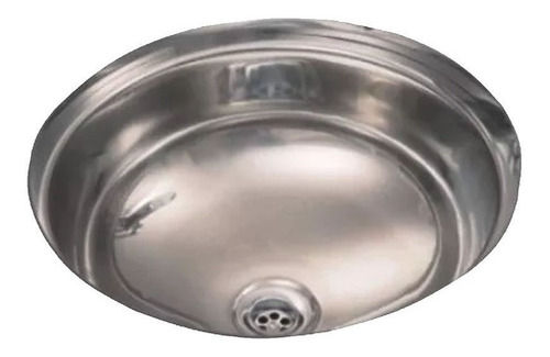 Imagen 1 de 3 de Bacha Redonda Simple Baño 30 Cm Acero Liso O300 L Johnson