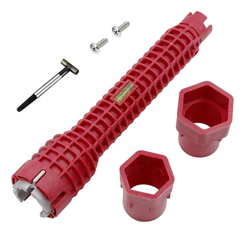 Chave Hidráulica Multifuncional 8 Em 1 - Vermelho