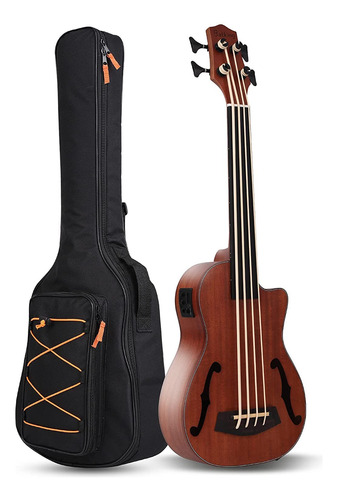 Batking Ubass Sin Trastes, Ukelele Elctrico Bartono De 30 Pu