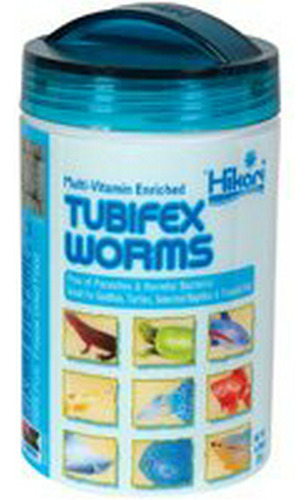 Alimento, Comida Para Pec Gusanos Tubifex Liofilizados.78 Oz