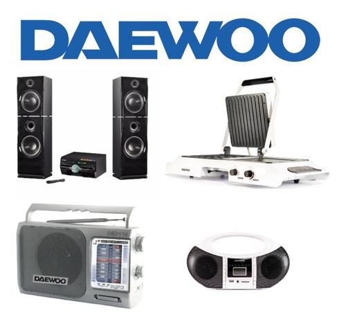 Radio Grabador Am/fm Con Cd Digital Bluetooth Aux Daewoo Color Rojo/negro