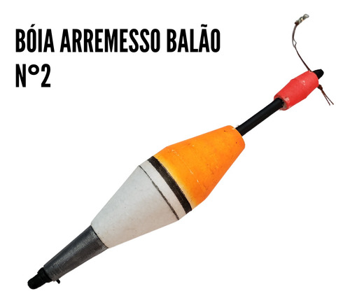 Boia De Arremesso Balão Pescaria Pesca Numero 2 Carpa Pacu