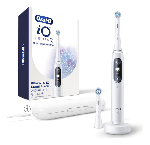 Escova De Dentes Elétrica Oral-b Io Deep Clean + Protect Whi