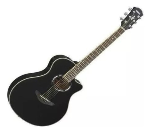 Violão Eletroacústico Yamaha Aço Apx700ii Preto