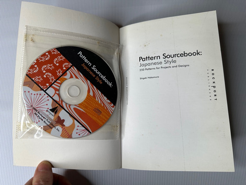 Livro De Referência De Padrões - Pattern Sourcebook - Japanese Style - Com Cd