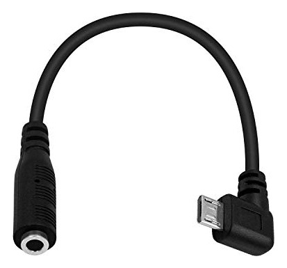 Cable Adaptador De Audio Micro Usb A Conector De 3,5 Mm De D