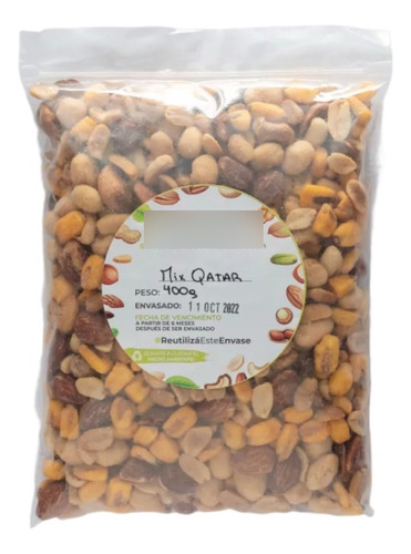 Mix Qatar 200gr Almendras Castañas Cajú Maní Maiz Frito 