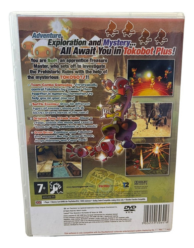 Tokobot Plus Mysteries Of The Karakuri Com Capa E Pôster Ps2