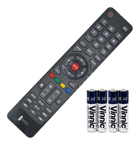 Control Remoto Remofix Smart Tv Pilas Compatible Con Tcl D1