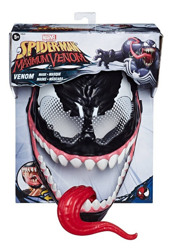 Imagen 4 de 4 de Spiderman Mascara Maximun Venom Marvel Mattel