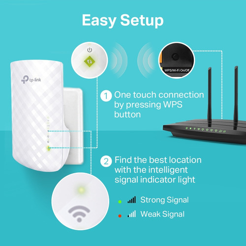 Extensor De Rango Wifi Ac750 Tp-link Re220