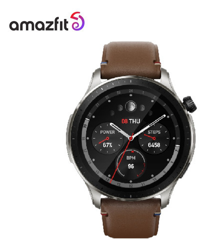 Smartwatch Amazfit Amazfit GTR GTR 4 Sport 1.43" caixa 1.43"  branca, pulseira  marrom
