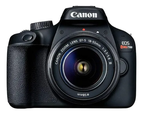 comprar Canon Eos Rebel Kit T100 + Lente 18-55mm Iii Dslr Cor Preto