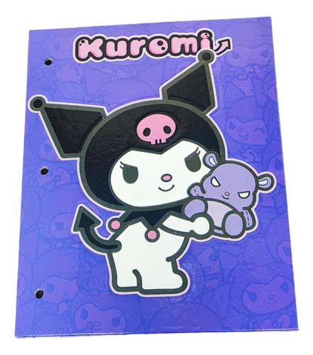 Carpeta Kuromi Hello Kitty 2 Tapas Nº 3 + Separadores