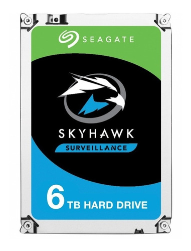 Disco Duro Para Videovigilancia Seagate Skyhawk 3.5'' 6tb