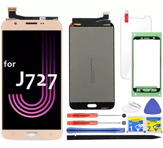 Lcd Screen Replacement For Samsung Galaxy J7 J727 5.5 (gold