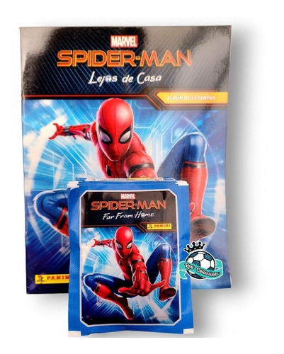 Álbum + 10 Sobres Spiderman Lejos De Casa (50 Estampas)