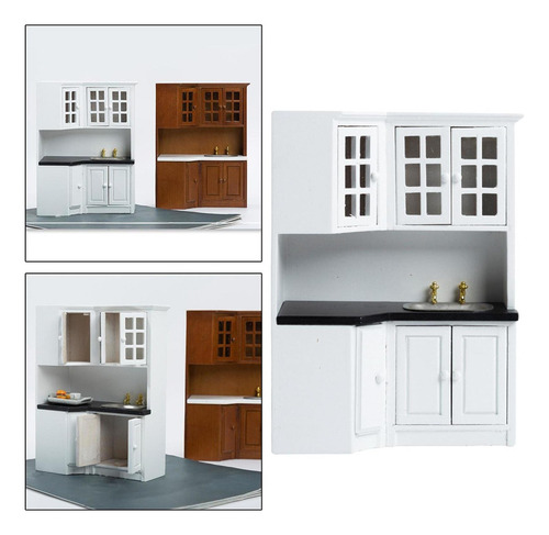 Ff Ff Fregadero De Cocina Realista Del Gabinete Del Lavabo