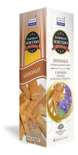 Incenso Mix Box Com 2 Aromas Sândalo + Lavanda