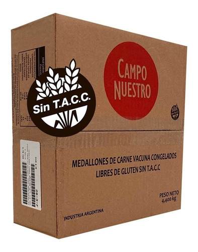 40 Medallones De Carne Campo Nuestro 110g + Fargo + Aderezo