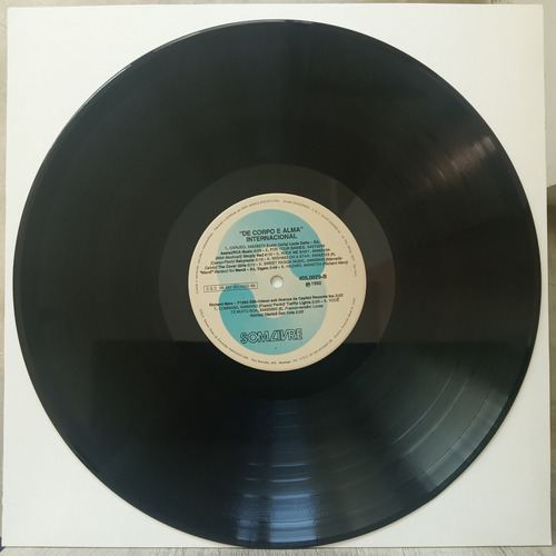 De Corpo E Alma - Internacional (i) Lp Disco Novela Trilha (Usado)