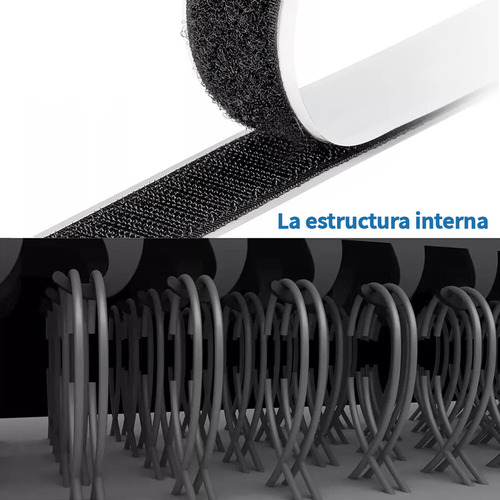 Vanance Velcro Con Adhesivas Para Costura Rollo Gancho