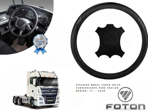 Funda Cubrevolante Trailer Truck Piel Foton 3334 Tracto 2024