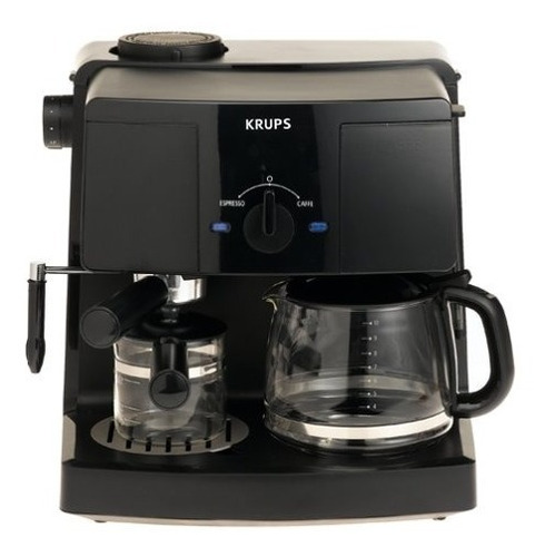 Krups Xp1500 Cafetera Y Combinación Máquina De Espresso, Neg