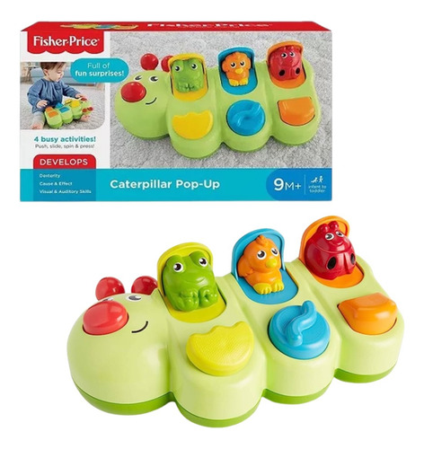 Fisher Price Oruga Actividades Juguete Didactico Sonido Bebe