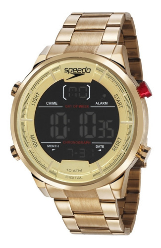 Relógio Speedo Masculino Digital 15005gpevds1 Dourado