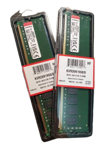 Memoria Ram Kingston De 8 Gb Ddr4 A 2666 Mhz (kvr26n19s8/8)