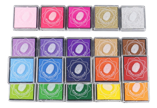 . 20 Almofadas De Tinta Para Artesanato, Almofadas