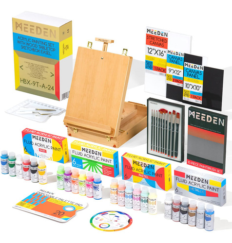 Meeden Juego De Pintura Artstica, Kit De Pintura Artstica Co