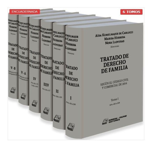 Tratado De Derecho De Familia. Kemelmajer De Carlucci. Enc
