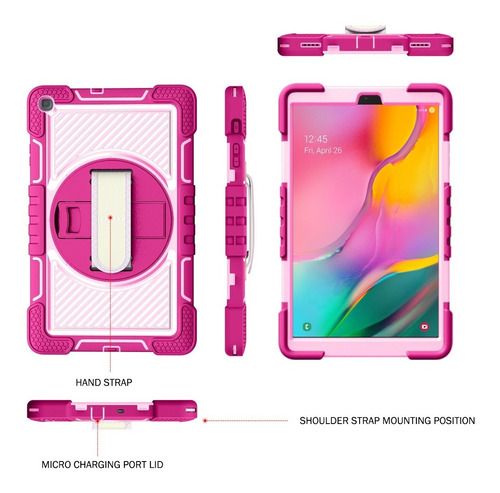 Imagen 2 de 9 de Funda Tablet Para Samsung Tab A 10.1 (2019) Sm-t510 Sm-t515