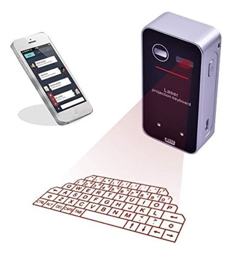 Mojo Teclado Virtual Inalámbrico Bluetooth Con Proyección Lá