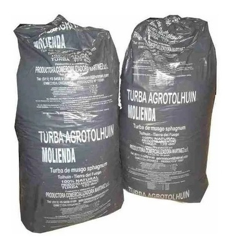 Imagen 1 de 10 de Turba De Musgo Sphagnum Rubia Para Cultivo Bolsón 120 Dm3