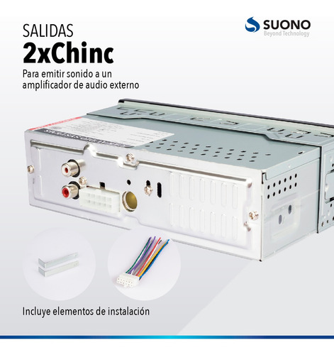 Imagen 4 de 9 de Autoestereo Usb C. Remoto Fm Bluetooth Desmontable Stereo