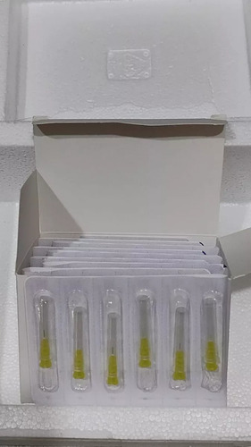 25 Agujas 4mm 30g Hipodermica Procedimientos Especiales