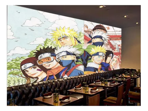 Papel De Parede Anime Naruto Mangá Desenho Art 3,5M Nrt25 - Você