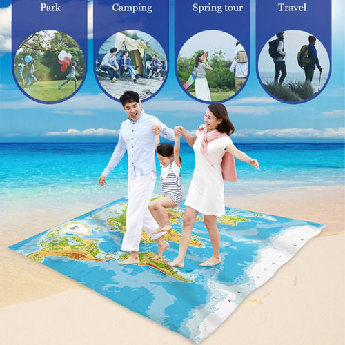 Alfombra De Playa Extragrande Y Beach Blanket, Resistente A