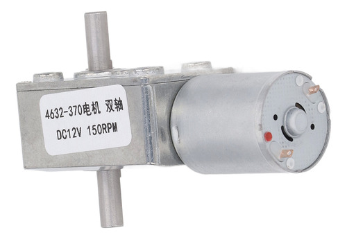 Motor De Doble Eje, Dc12v, Engranaje Helicoidal, Microeléctr
