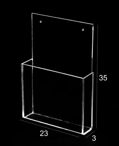 Porta Folleto Tamaño Oficio De Pared