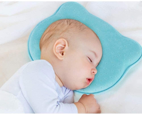 Imagen 5 de 8 de Almohada Bebe Memory Foam Almohada Prevenir Cabeza Plana