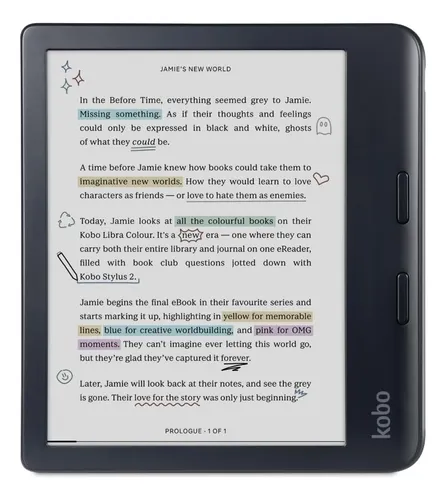 Kobo Libra Colour 7  32gb Pantalla A Color Ereader Libros