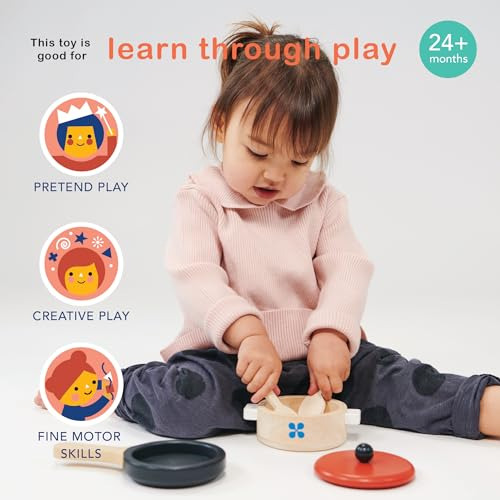 Juego De Cacerolas Mentari Toys, Juego De Ollas Y Sartenes D