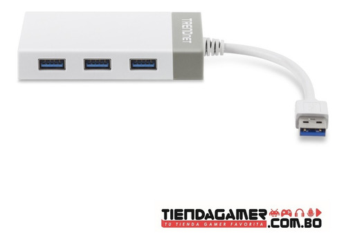 Imagen 4 de 6 de Mini Hub Usb 3.0 De 4 Puertos Tu3-h4e Trendnet, Versión V2.